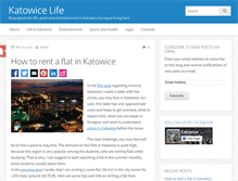 Tablet Screenshot of katowice-life.com